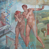 Vertreibung ins Paradies. Öl auf Leinwand. 80 x 100 cm. Copyright 2009 by O. Weinreich
