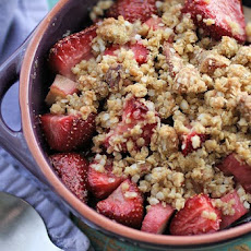 GFG's Gluten-Free Strawberry Rhubarb Crisp-Crumble