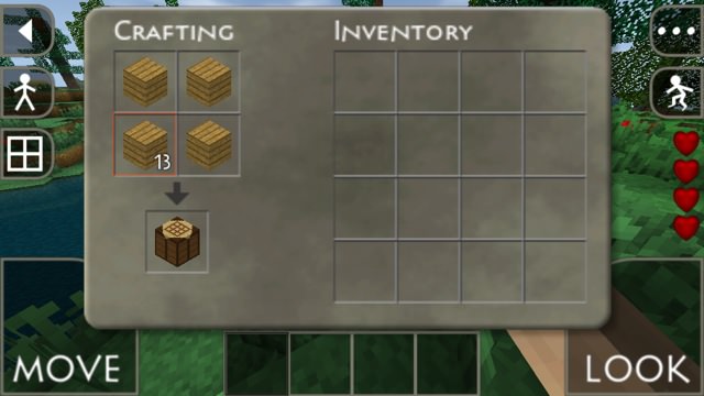 サバイバルクラフトのレシピはMinecraftそっくり