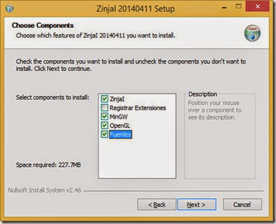 ZinjaI installation options ZinjaI installation options