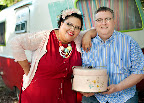 Cheryl and Griffith Day, Co-Owners & Bakers at Savannah's Back in the Day Bakery. Photo Credit - Christine Hall Cheryl and Griffith Day, Co-Owners & Bakers at Savannah's Back in the Day Bakery. Photo Credit - Christine Hall