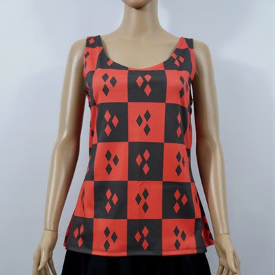 Harley Quinn Tank Top from Nerd Alert Creations Harley Quinn Tank Top from Nerd Alert Creations