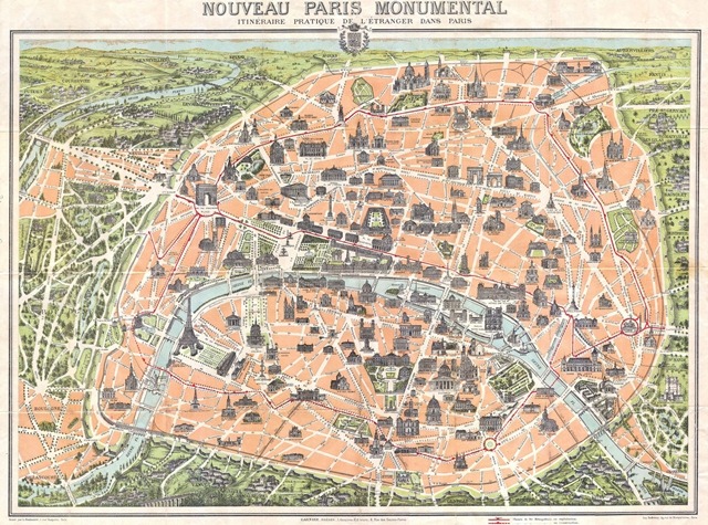 CONFESSIONS OF A PLATE ADDICT Fun with Vintage Paris Maps