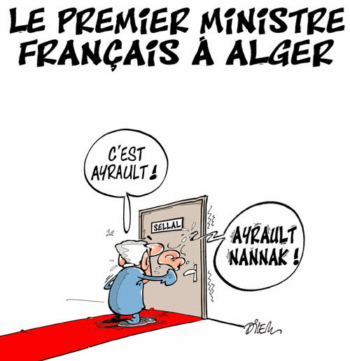 Le premier ministre français à Alger