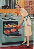 c0 vintage picture of mom baking in the kitchen