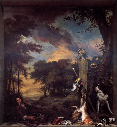 Landscape_with_Huntsman_and_Dead_Game_1697_Jan_Weenix Landscape_with_Huntsman_and_Dead_Game_1697_Jan_Weenix