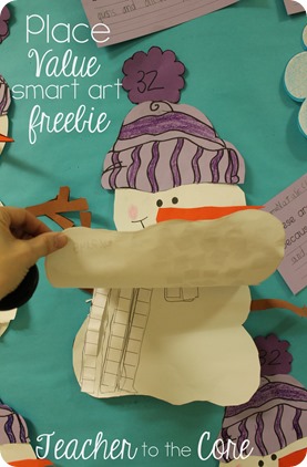 Place Value is fun to think about with this Snowman Smart Art Freebie (9) Place Value is fun to think about with this Snowman Smart Art Freebie (9)