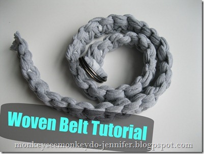woven belt tutorial made from t-shirts #DIYbelt #stretchybelt woven belt tutorial made from t-shirts -#DIYbelt #stretchybelt