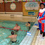 Zwarte Piet op het zwembad