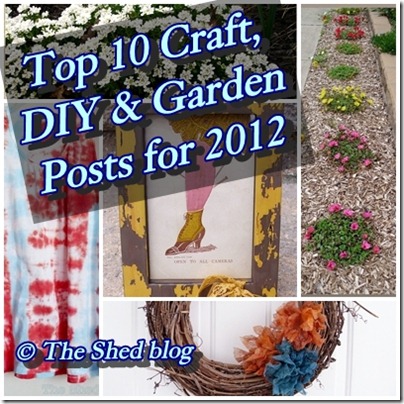 2012 Top Ten DIY and Garden Posts from Pet Scribbles