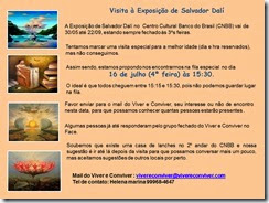 Convite-Salvador Dali