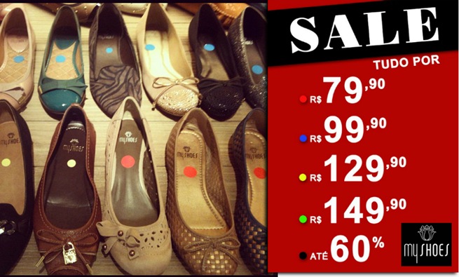 Sapatos My Shoes com preços especiais na Liquidação de Inverno 2012. Até 60% OFF myshoes liquidacao 2012