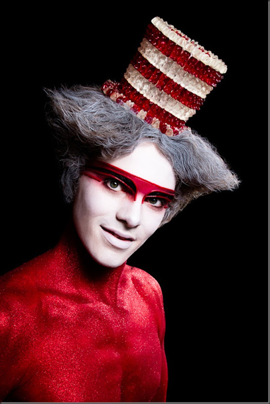 Face art Food Карла Пауэлл (Karla Powell) Face art Food Карла Пауэлл (Karla Powell) Face art,фейс-арт, визажист фотограф Photographer Рич Нинтон (Rich Hinton),Food Inspired Make-up & Hair Project,макияж и волосы различными продуктами питания,