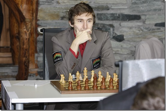 Karjakin Sergey of Russia - Norway Chess 2013