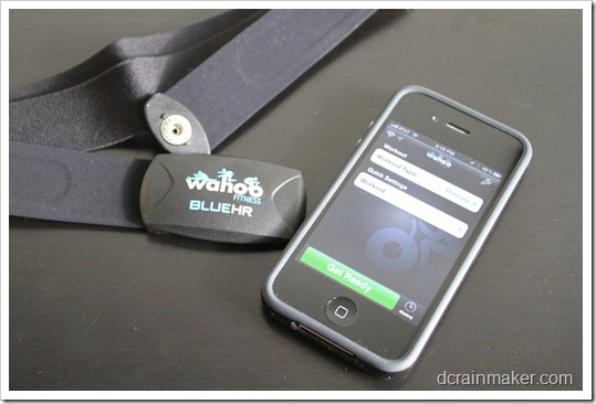 Wahoo Fitness Blue HR with iPhone 4S