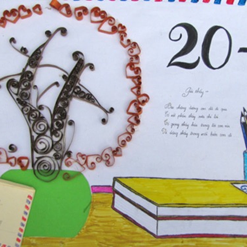 Tổng hợp mẫu báo độc đáo sáng tạo 20-11 (phần 2)