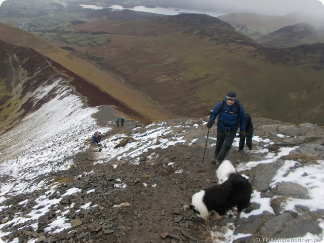 grisedale pike - the steep bit grisedale pike - the steep bit