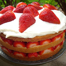 Strawberry Cream Cake