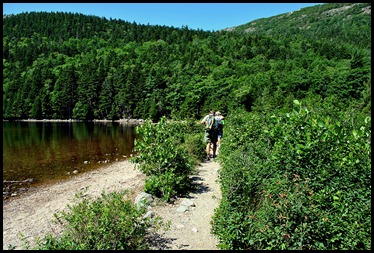 12 - Jordan Pond Trail - hung a right and met Dan