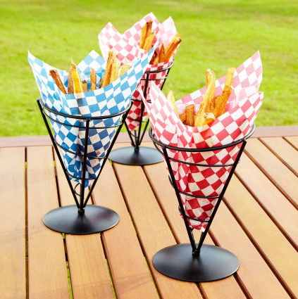These cones are perfect for fries or other side dishes. (surlatable.com) These cones are perfect for fries or other side dishes. (surlatable.com)