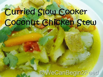Curred Slow Cooker Coconut Chicken Stew