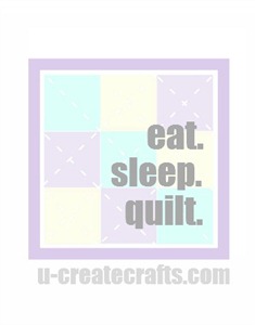 Free Printable Eat. Sleep. Quilt. Free Printable Eat. Sleep. Quilt.