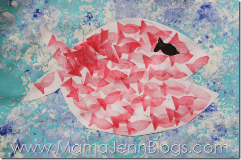 Swimmy by Leo Lionni Fish Stamp Activity