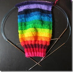 Rainbow sock 2 leg