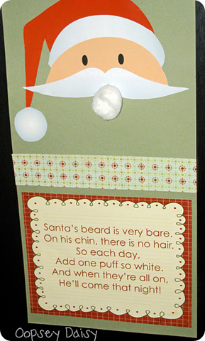 Santa beard advent
