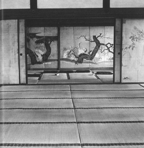 The inside of a building in Kyoto. The lines and level of refinement in Japanese architecture are absolutely stunning; their attention to detail and efficiency in design is unbelievable.