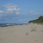 Pustkowo na horyzoncie i plaża.