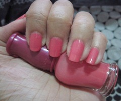 etude house nail polish with jelly pop top coat swatch, bitsandtreats