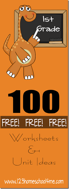 100 FREE 1st Grade Worksheets and Homeschool Units 100 FREE 1st Grade Worksheets and Homeschool Units