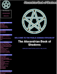 The Alexandrian Book Of Shadows