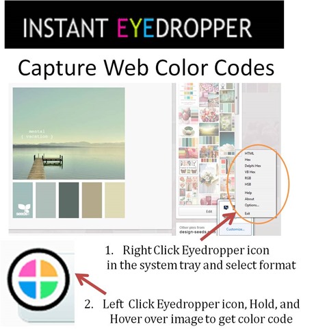 Capture web color codes with instant eyedropper pinterest images Capture web color codes with instant eyedropper pinterest images