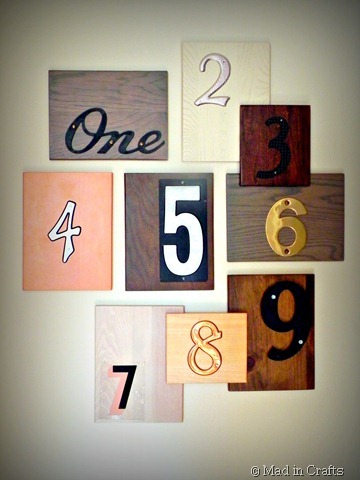 house number wall art