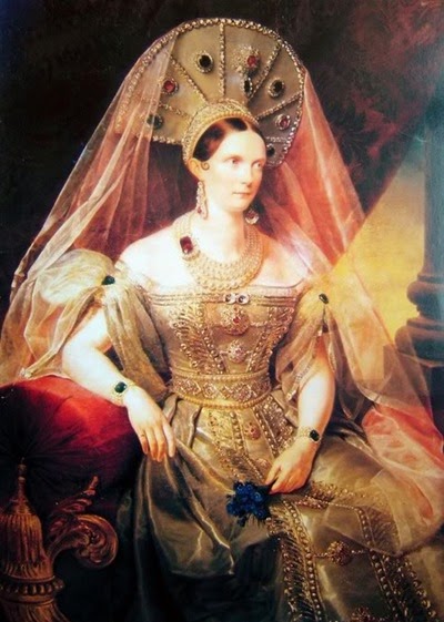 Alexandra Feodorovna, esposa de Nicilas I ( son los bisabuelos de Nicolas II)