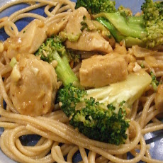Peanut Chicken and Broccoli
