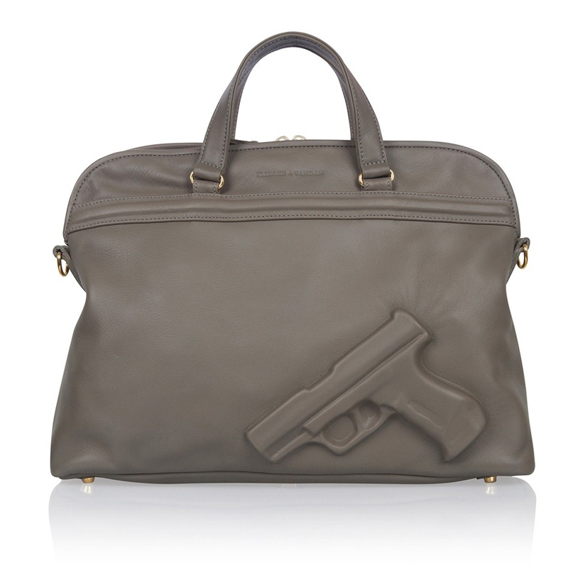 Soft Large Gun Grey, Vlieger & Vandam, Guardian Angel, Guardian Angel Bags, V & V, Bag