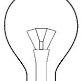 DIBUJOS DE BOMBILLAS PARA COLOREAR