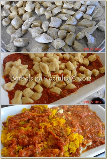 nhoque de batata doce e aveia Baico IG nhoque de batata doce e aveia Baixo IG