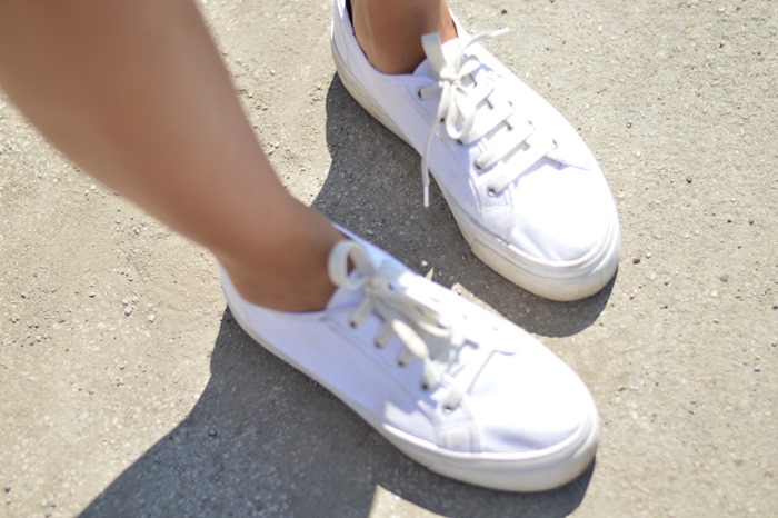 Sneakers, Outfit Sneakers, Flatform, White sneakers, sneakers bianche, wedge sneakers, sneakers zeppa