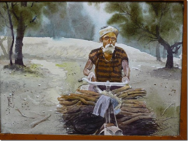 Painting of rural lifestyle