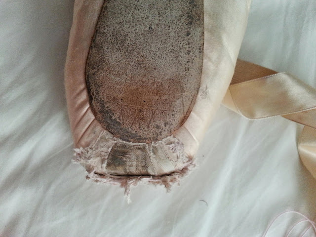 Healing Rain on a Sunny Day How to Darn Pointe Shoes