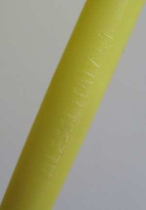 Alessi imprint on yellow Christy bowl