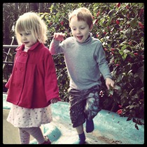 they play together as well as they fight - for the most part they're sweet friends.