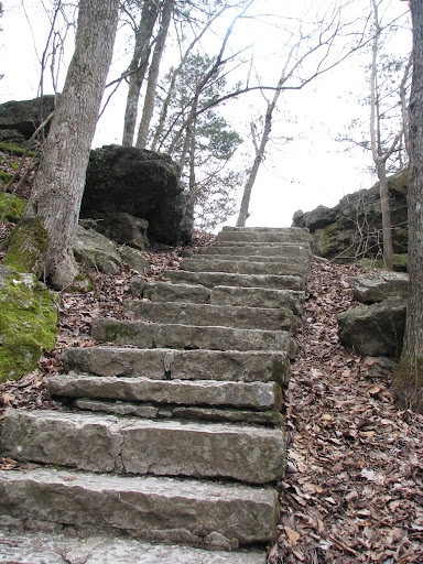 Part of Deer Leap Trail at Roaring River Hatchery
photo credit:  Michele Skalicky