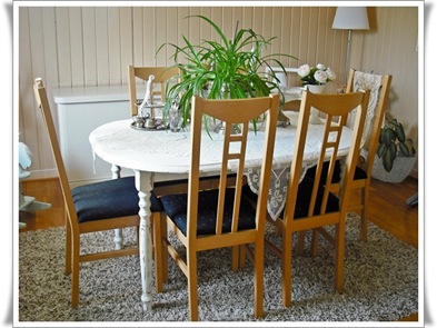 Spisestuen før oppussingen