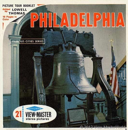 View-Master Philadelphia (A631), packet cover