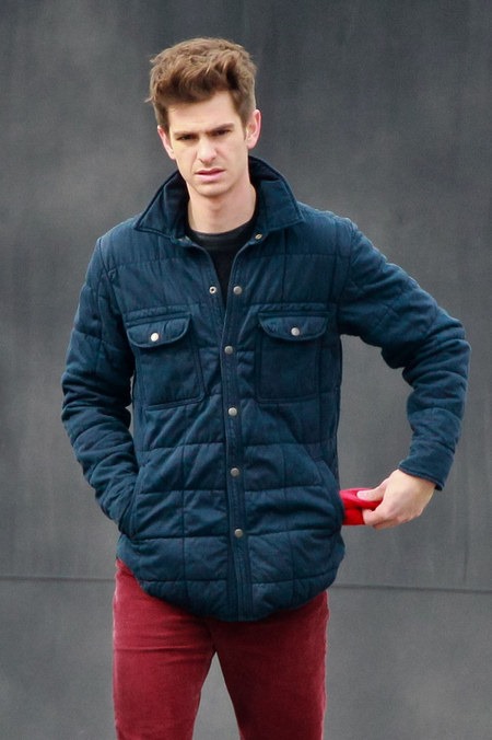 Mary Jane Meets Peter Parker in The Amazing Spider-Man 2 Set Footage 06